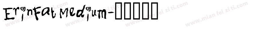 ErinFat Medium字体转换